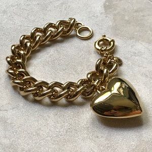J. Crew Heart Link Bracelet
